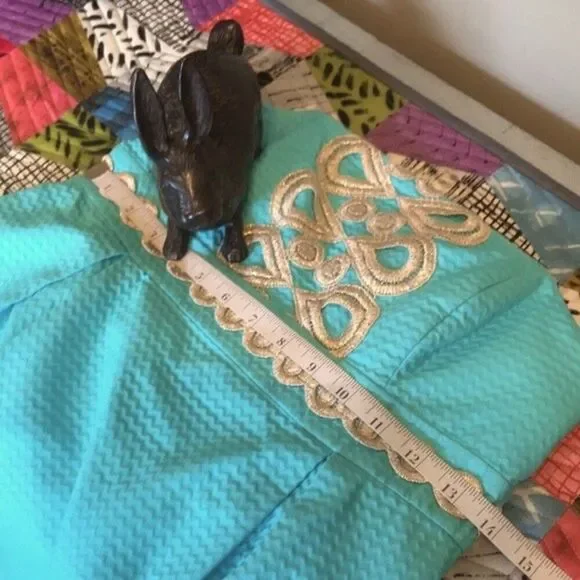 Lilly Pulitzer Betsey Strapless Dress sz 2 - Picture 7 of 13